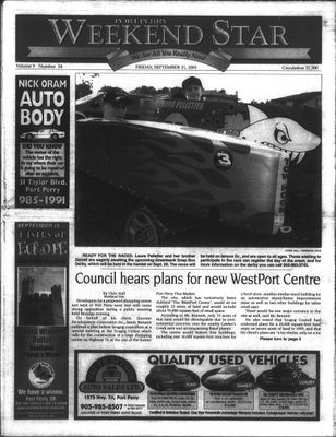 Port Perry Weekend Star, 21 Sep 2001