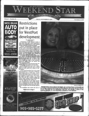 Port Perry Weekend Star, 23 Nov 2001