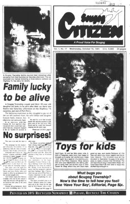 Scugog Citizen (1991), 16 Oct 1991