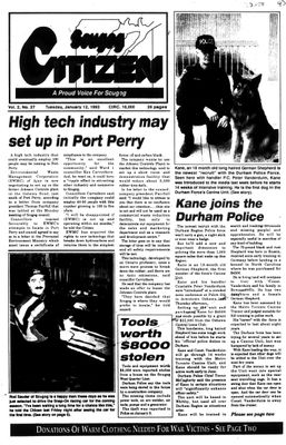 Scugog Citizen (1991), 12 Jan 1993