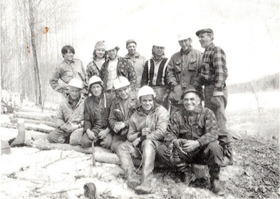 Clean-up crew on the South Nation River (near Lemieux)