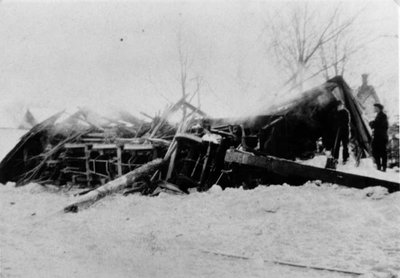 Déraillement d'un train.