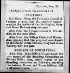 Ontario Scrapbook Hansard, 23 Jan 1871
