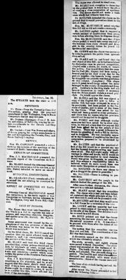 Ontario Scrapbook Hansard, 26 Jan 1871