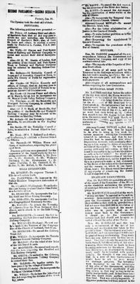 Ontario Scrapbook Hansard, 31 Jan 1873