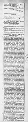 Ontario Scrapbook Hansard, 2 Mar 1880