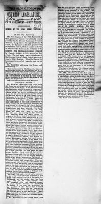 Ontario Scrapbook Hansard, 23 Mar 1882