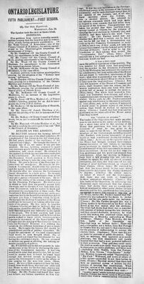 Ontario Scrapbook Hansard, 30 Mar 1882