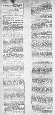 Ontario Scrapbook Hansard, 27 Feb 1884