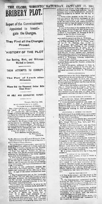 Ontario Scrapbook Hansard, 10 Jan 1885