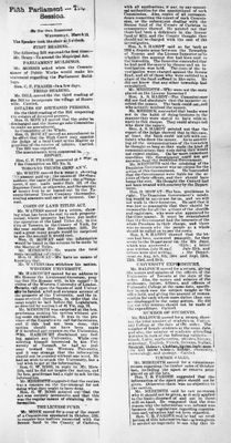 Ontario Scrapbook Hansard, 10 Mar 1886