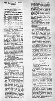 Ontario Scrapbook Hansard, 11 Mar 1886