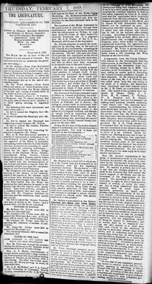 Ontario Scrapbook Hansard, 6 Feb 1889