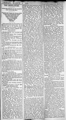 Ontario Scrapbook Hansard, 7 Mar 1889