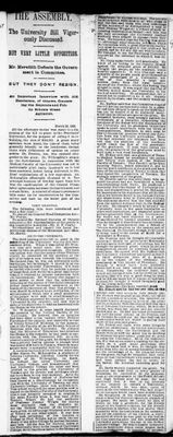 Ontario Scrapbook Hansard, 20 Mar 1890