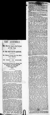 Ontario Scrapbook Hansard, 31 Mar 1890