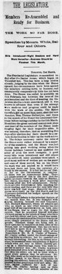 Ontario Scrapbook Hansard, 31 Mar 1891