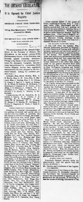 Ontario Scrapbook Hansard, 12 May 1891