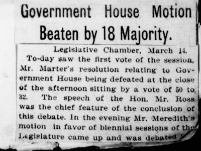 Ontario Scrapbook Hansard, 14 Mar 1894