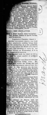 Ontario Scrapbook Hansard, 4 Mar 1895