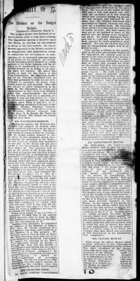 Ontario Scrapbook Hansard, 7 Mar 1895