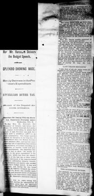 Ontario Scrapbook Hansard, 19 Feb 1896