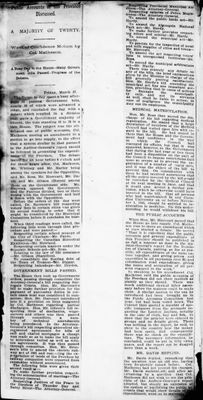 Ontario Scrapbook Hansard, 27 Mar 1896