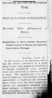 Ontario Scrapbook Hansard, 30 Mar 1896