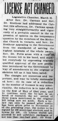 Ontario Scrapbook Hansard, 25 Mar 1897