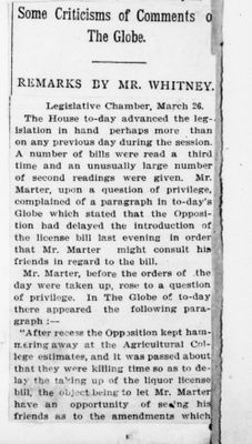 Ontario Scrapbook Hansard, 26 Mar 1897