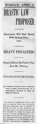 Ontario Scrapbook Hansard, 3 Apr 1900