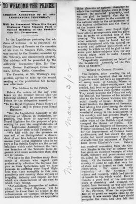 Ontario Scrapbook Hansard, 3 Mar 1902