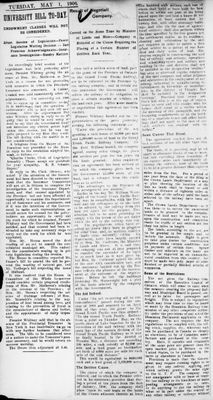 Ontario Scrapbook Hansard, 1 May 1906