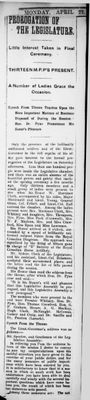 Ontario Scrapbook Hansard, 22 Apr 1907