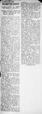 Ontario Scrapbook Hansard, 30 Mar 1909