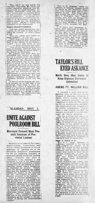 Ontario Scrapbook Hansard, 2 May 1922