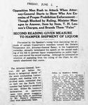 Ontario Scrapbook Hansard, 2 Jun 1922