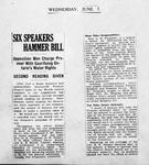 Ontario Scrapbook Hansard, 7 Jun 1922