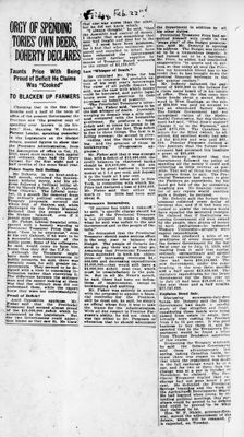 Ontario Scrapbook Hansard, 22 Feb 1924