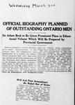 Ontario Scrapbook Hansard, 3 Mar 1926