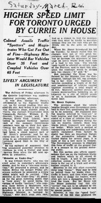 Ontario Scrapbook Hansard, 2 Mar 1929