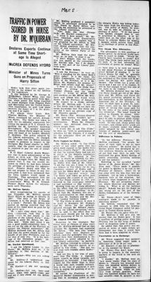 Ontario Scrapbook Hansard, 2 Mar 1932