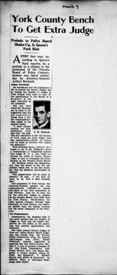 Ontario Scrapbook Hansard, 7 Mar 1936