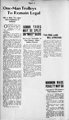 Ontario Scrapbook Hansard, 2 Apr 1936