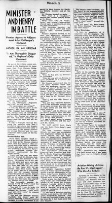 Ontario Scrapbook Hansard, 3 Mar 1937