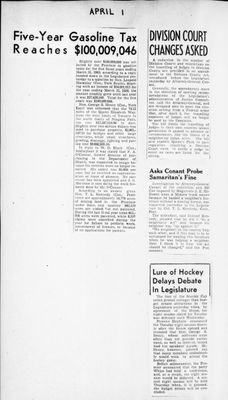 Ontario Scrapbook Hansard, 1 Apr 1941