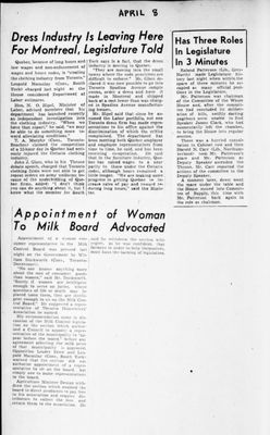 Ontario Scrapbook Hansard, 8 Apr 1941