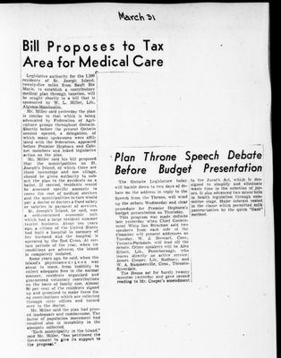 Ontario Scrapbook Hansard, 31 Mar 1942