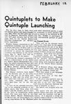 Quintuplets to Make Quintuple Launching