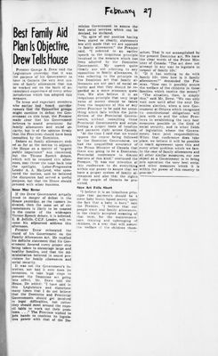 Ontario Scrapbook Hansard, 27 Feb 1945